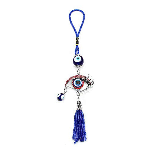 Green kiwilife Lucky Car Interior Decoration Evil Eye Hanging Pendant Car Or Home Wall Hanging Ornament Accessories 